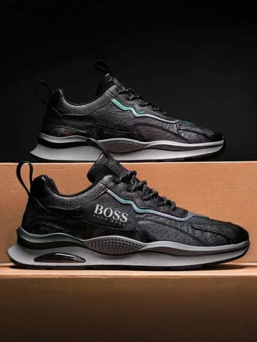 Premium Men's Casual Platform Sneakers + Premium Watch as a Gift