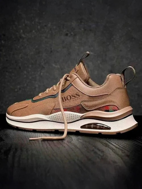 Premium Men's Casual Platform Sneakers + Premium Watch as a Gift